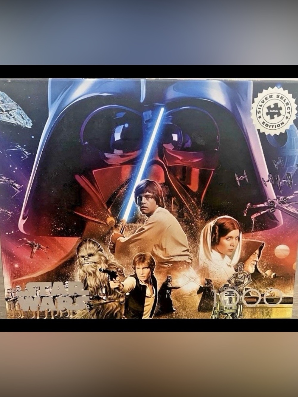 New Star Wars 1000 pc Poster Puzzle - Silver select edition (Fathers Day gift)